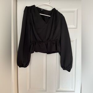 Express Black Blouse